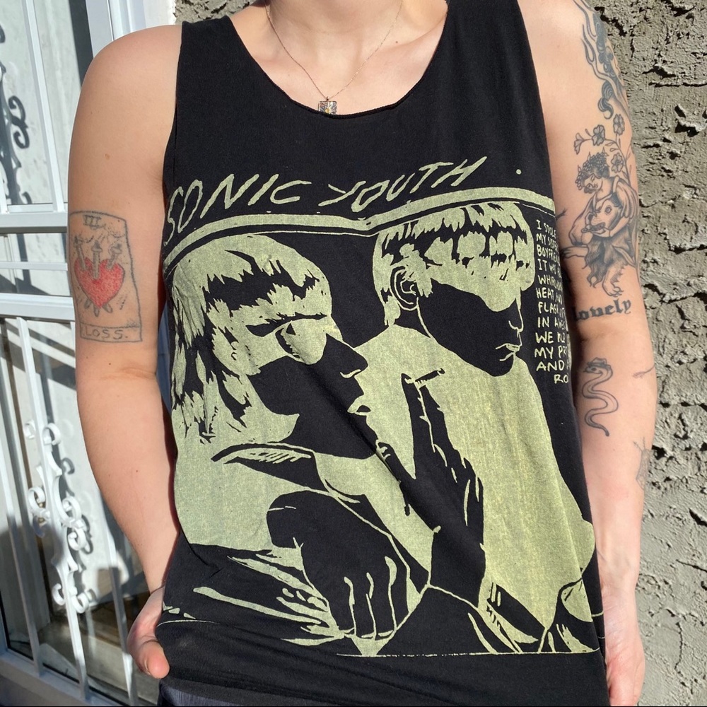 Sonic Youth Screen Printed Tank